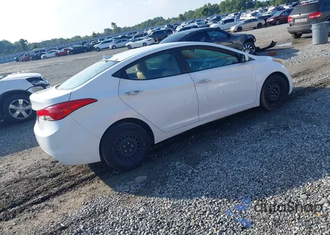 2011 Hyundai Elantra Gls from USA, damaged, VIN 5NPDH4AE9BH019454